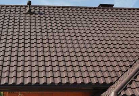 Металлочерепица Мотекристо Металл Профиль - обзор крыши дома