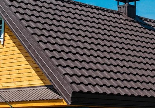 Модульная металлочерепица Nordic - фото крыши