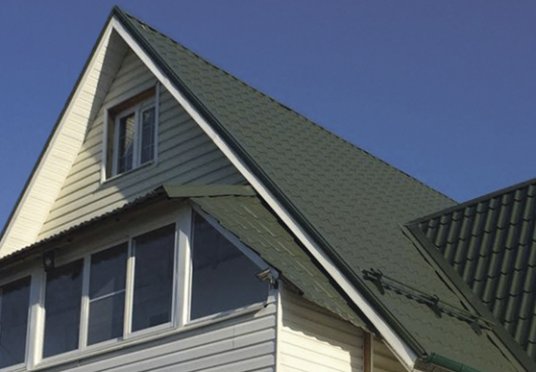 Металлочерепица Garda Stynergy - обзор крыши дома