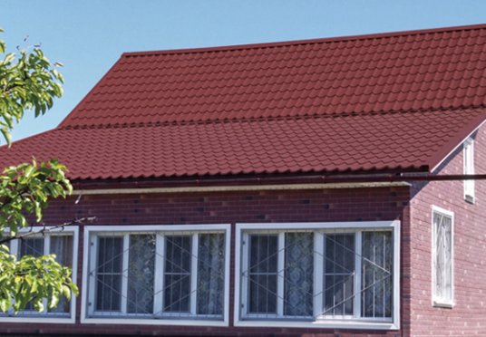 Металлочерепица Супер Монтеррей Stynergy - обзор крыши дома