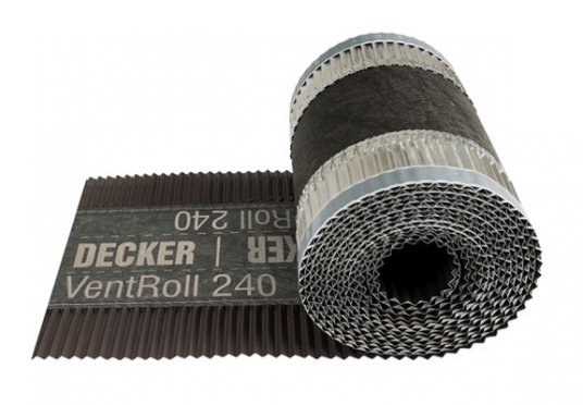 Коньковая лента Decker Vent-Roll 240 - рулон