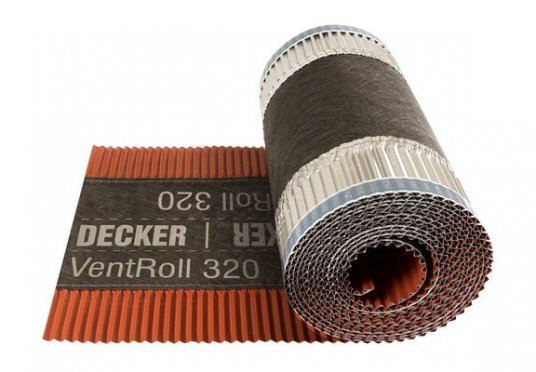 Коньковая лента Decker Vent-Roll 320 - рулон
